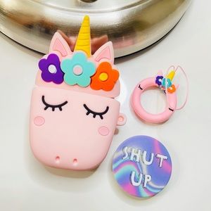 UNICORN APPLE HEADPHONES COVER CASE
